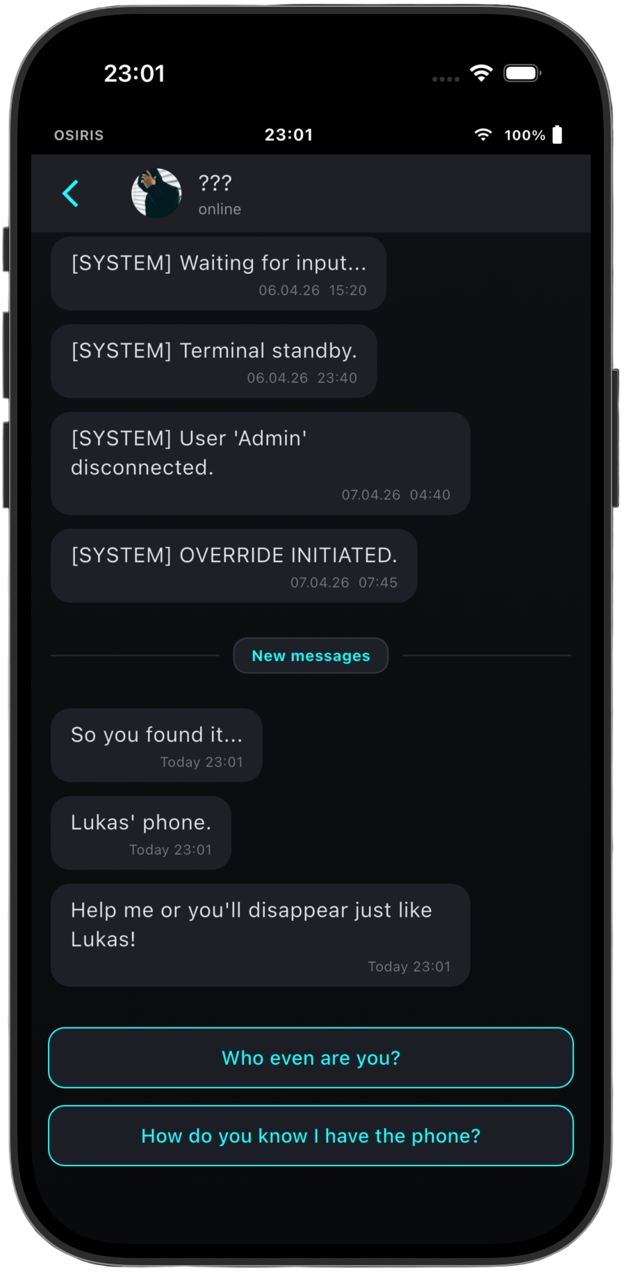 OSIRIS Chat Interface