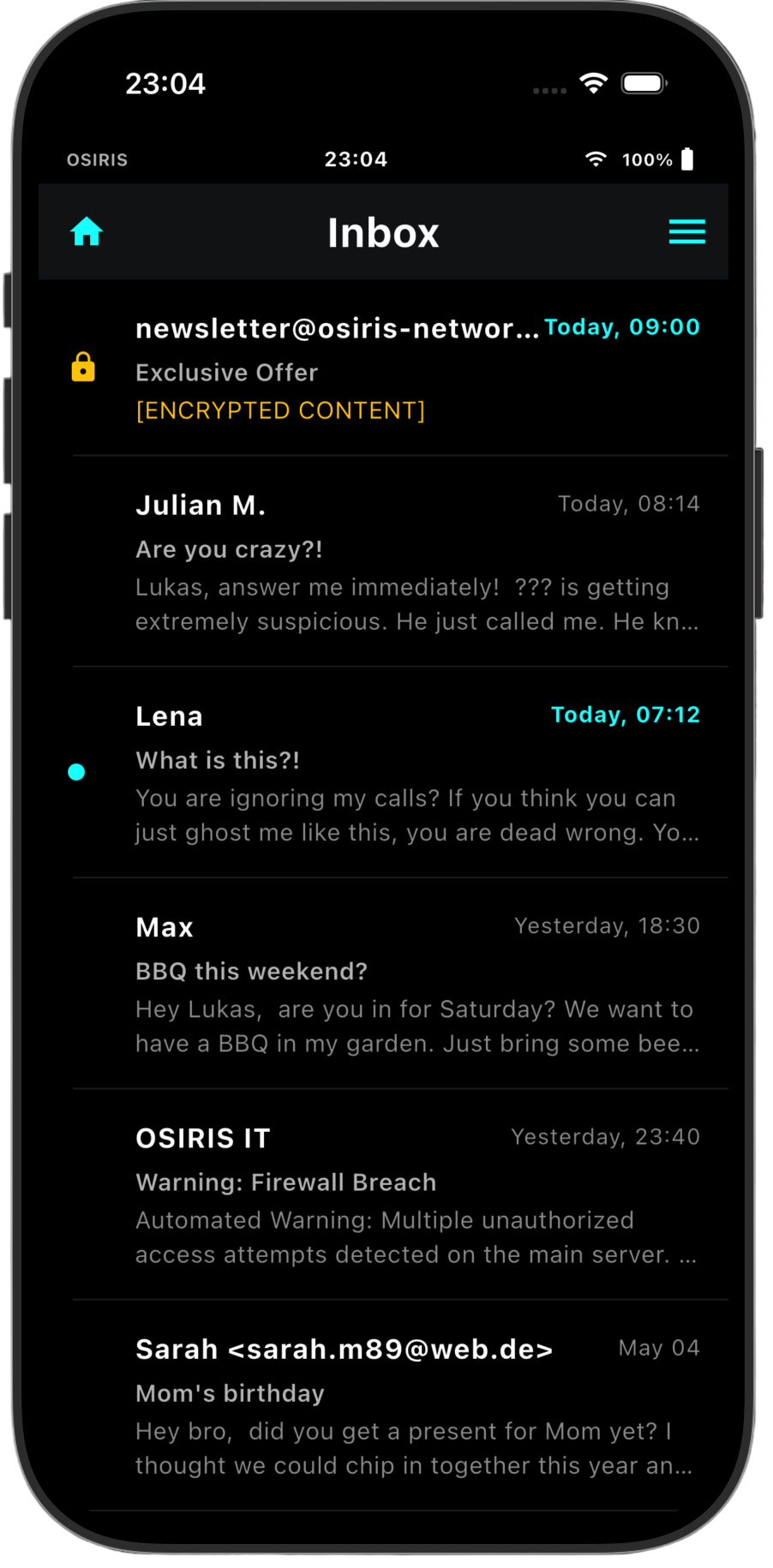 OSIRIS Mail Interface